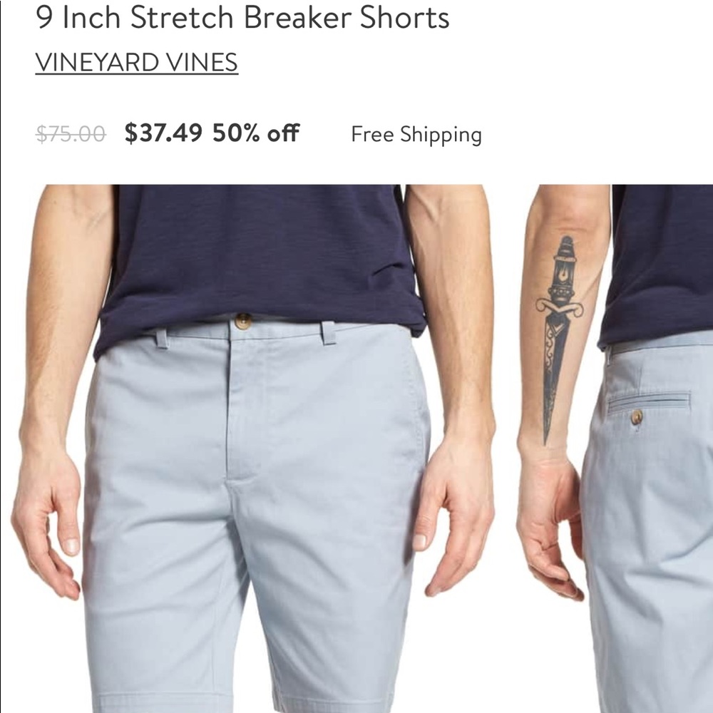 Vineyard Vines Men’s Breaker 9inch